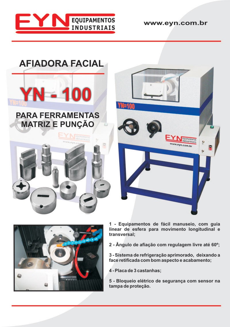 Afiadora Facial EYN - 100 | EYN Usinagem e Ferramentaria